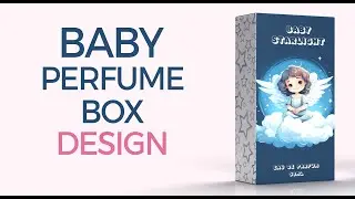 Baby Perfume Box Design | Cute Packaging Idea for Baby Starlight Eau De Parfum #creativeprocess