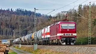Französisches Militär, Bundeswehr-Transport, Spitzke Bauzug, Rheincargo uvm. auf der Frankenwaldbahn