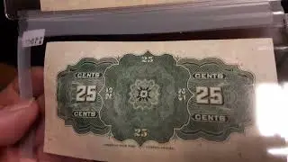 Dominion Of Canada 25 Cent Banknote for 1870, 1900 and 1923