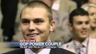 Republican Power Couple, Trump And Palin