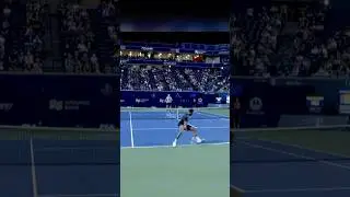Monfils Fake Shot Then Tweener vs Isner | Pure Genius 🎾🔥