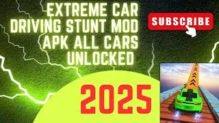 Extreme Car Driving Stunt Mod Apk All Cars Unlocked 🔓🤑🤑🤑🤑