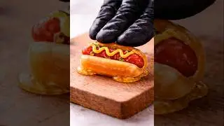 Pressing HOT DOG | ASMR
