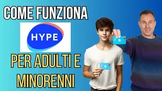 HYPE, la migliore CARTA CONTO gratuita, perfetta per i minorenni!