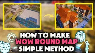 how to make wow round maps | explained under 5minutes #pubgwow 