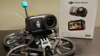 Dji Osmo Nano, 2,5inch FPV drone test flight.