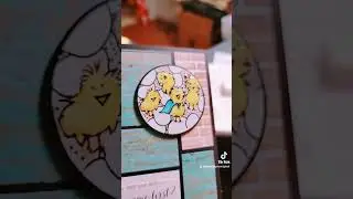 From sketch to card #shorts #short JessicaLynnOriginal Spring Chicken Rubber Stamps Cardmaking