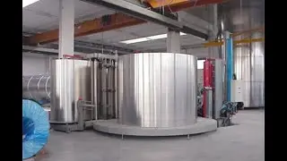 Automated construction of vertical stainless steel tanks