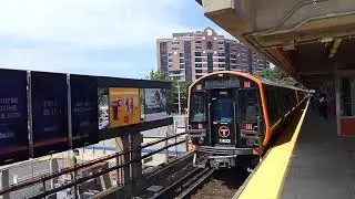 RIDING NEW ORANGE LINE TRAINS- INTERIOR AND OUTSIDE VIEWS