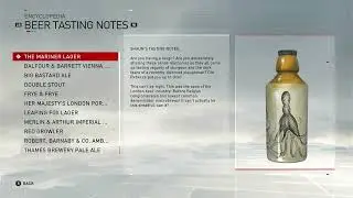 Beer Tasting: The Mariner Lager | Assassin's Creed: Syndicate Collectible