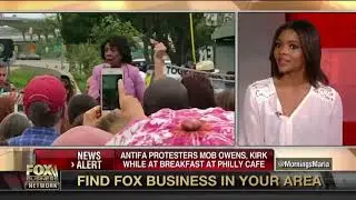 Candace Owens bullied by Antifa protestors at restaurant in Philly