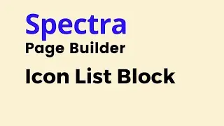 Spectra - How to Create Lists With Icons in WordPress