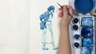 260121#67 How to draw a simple 매일 그림 그리기, 짧은 드로잉, drawing, 수채드로잉, watercolor