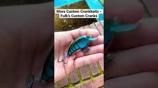 Custom Painted Crankbaits #bassfishing #largemouth #largemouthbassfishing #crankbait #fishing