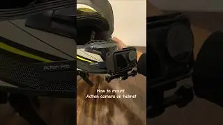 How to mount Dji action camera or Go pro on your helmet
