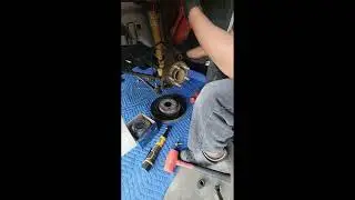 replacing front wheel hub bearing 2017 scat pack