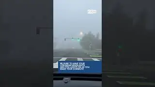 Fog showed up in Bakersfield and parts of Kern County on Friday morning  #bakersfield #kerncounty