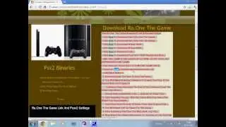 How To Download Ra.One The Game Ps2 & Pc
