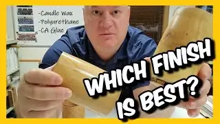 My BEST FINISH 😉👆✌️ CA Glue/Wax/Poly #woodturning