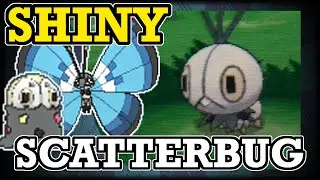 Shiny Scatterbug & Spewpa & Vivillion in Pokemon X