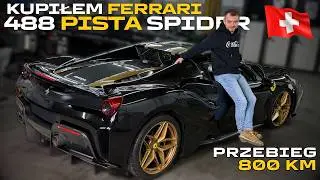 Ferrari 488 Pista z 800 km przebiegu – zakup prosto ze Szwajcarii
