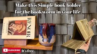 Making a simple book holder