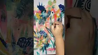 Timelapse Art Video, painting my unique style. #originalart #artisticprocess #art #colorful #colors