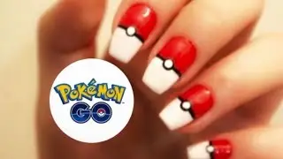 POKEBALL NAIL ART - POKEMON GO