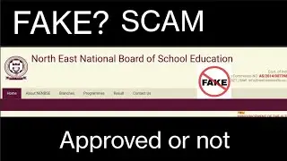 North East national board of school education fake or approval/Singhania University is valid or not