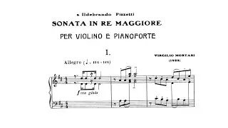 Virgilio Mortari - Violin Sonata (1928)