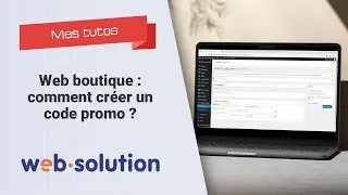 Web boutique - Créer un code promo