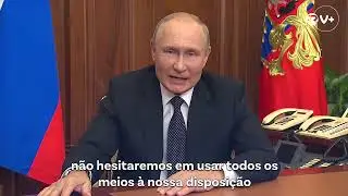 &ldquo;N&atilde;o &eacute; bluff&rdquo;. Putin amea&ccedil;a atacar com armas de destrui&ccedil;&atilde;o
