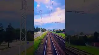 satisfying train ride 🚆