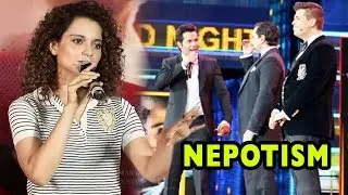 Kangana Ranaut's WEIRD Reaction On Nepotism Controversy At IIFA 2017