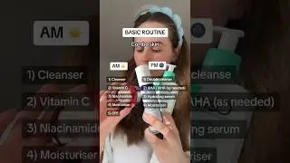 BASIC ROUTINE ✅ Combo skin #skincare  #skincareroutine