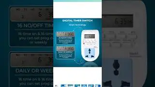 Digital socket timer to control charging of mobile, laptop, electric vehicle, garden light