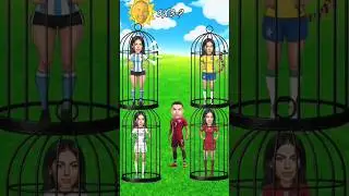 Wrong Door Math Challenge 😱 3&times;3 Puzzle | Funny Football Cartoon #shorts