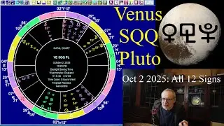 Thur Oct 2 2025: Astrology, ALL 12 SIGNS, Venus SQQ Pluto