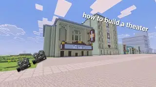 Minecraft:How to build a theater 🎥 tutorial 