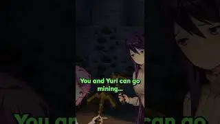 Dokis Play Minecraft Out of Context 3⛏️#ddlc #natsuki #sayori #monika #minecraft