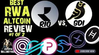 Best RWA Altcoins compared - Realio RIO vs Goldfinch GFI - ONDO, XLM, XRP, MANTA, HBAR, PROPY, #rwa