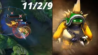 RAMMUS TOP NOVO META? BONECAO HYPERCARRY -wild rift