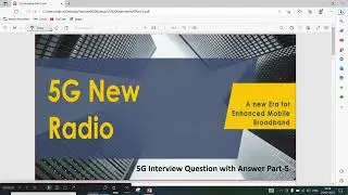5G Interview Question with Answer Part-5