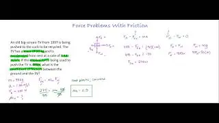 Force Problems with Friction