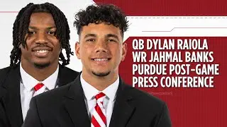 Nebraska QB Dylan Raiola, WR Jahmal Banks Purdue Post Game Press Conference (9/28/24)