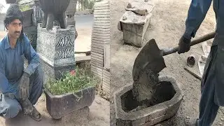 Creative Diy Flower Pot Gamla | Amazing Idea Of Manufacturing Plant Stand