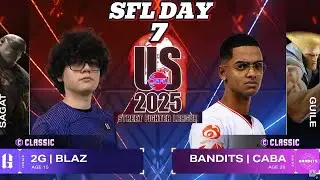 SFL Day 7 ▰ Blaz ( Sagat ) vs Caba ( Guile ) ▰ Street Fighter League US 2025 ▰ SF6