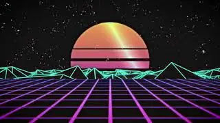 outrun retro 80s background loop 2022 08 04 08 30 42 utc
