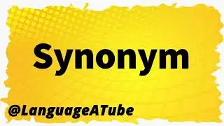 Synonym Pronunciation ⚡️ How To Pronounce Synonym!