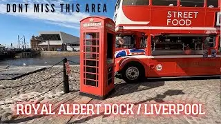 Royal Albert Dock in Liverpool UK. Historic place and new hip bars and restaurants. Don&acute;t miss it.